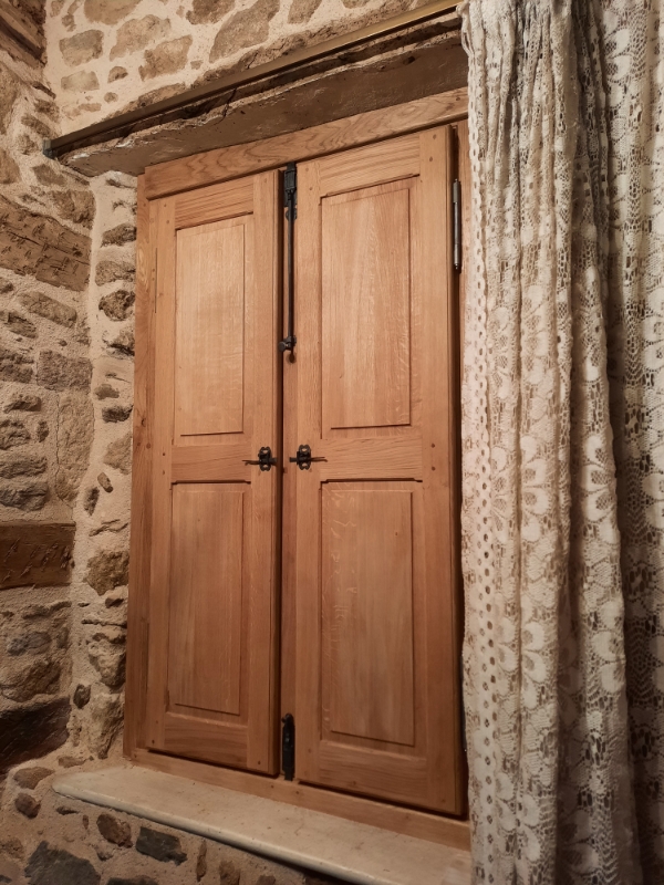 MENUISERIE LEBLANC Menuisier Traditionel A Dinan Fenetre Avec Volet Bois Interieur